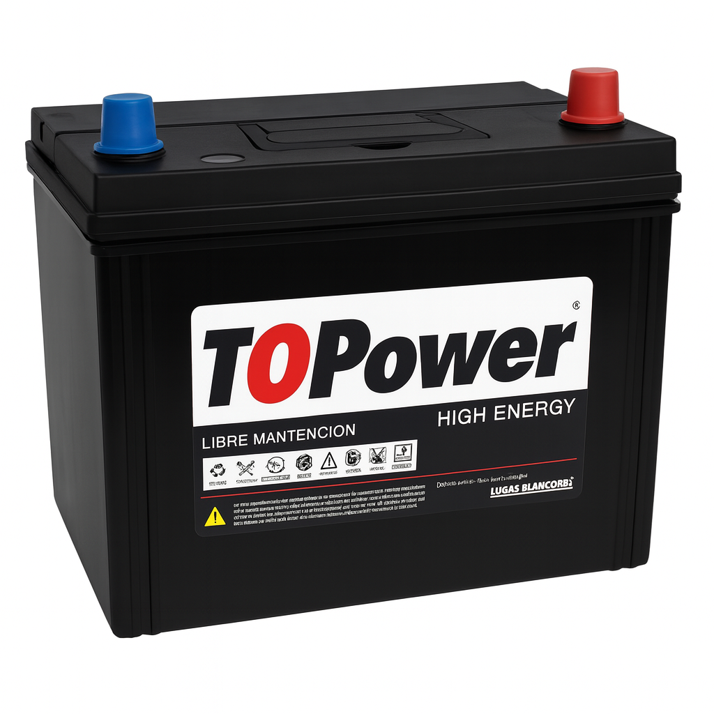 [TPNX110-5L] BATERIA TOPOWER 75 AMP 550 CCA -+