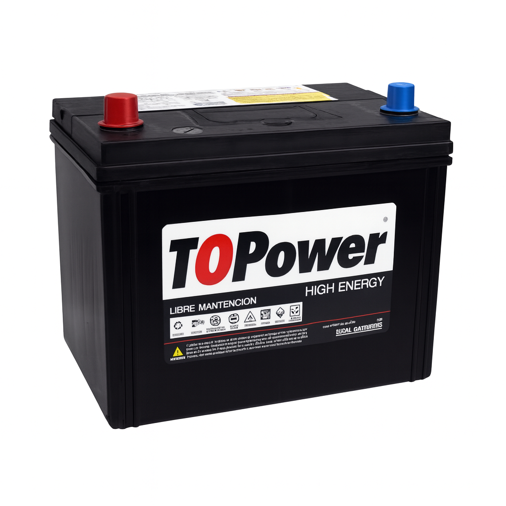[TP70E] BATERIA TOPOWER 70 AMP 550 CCA-+